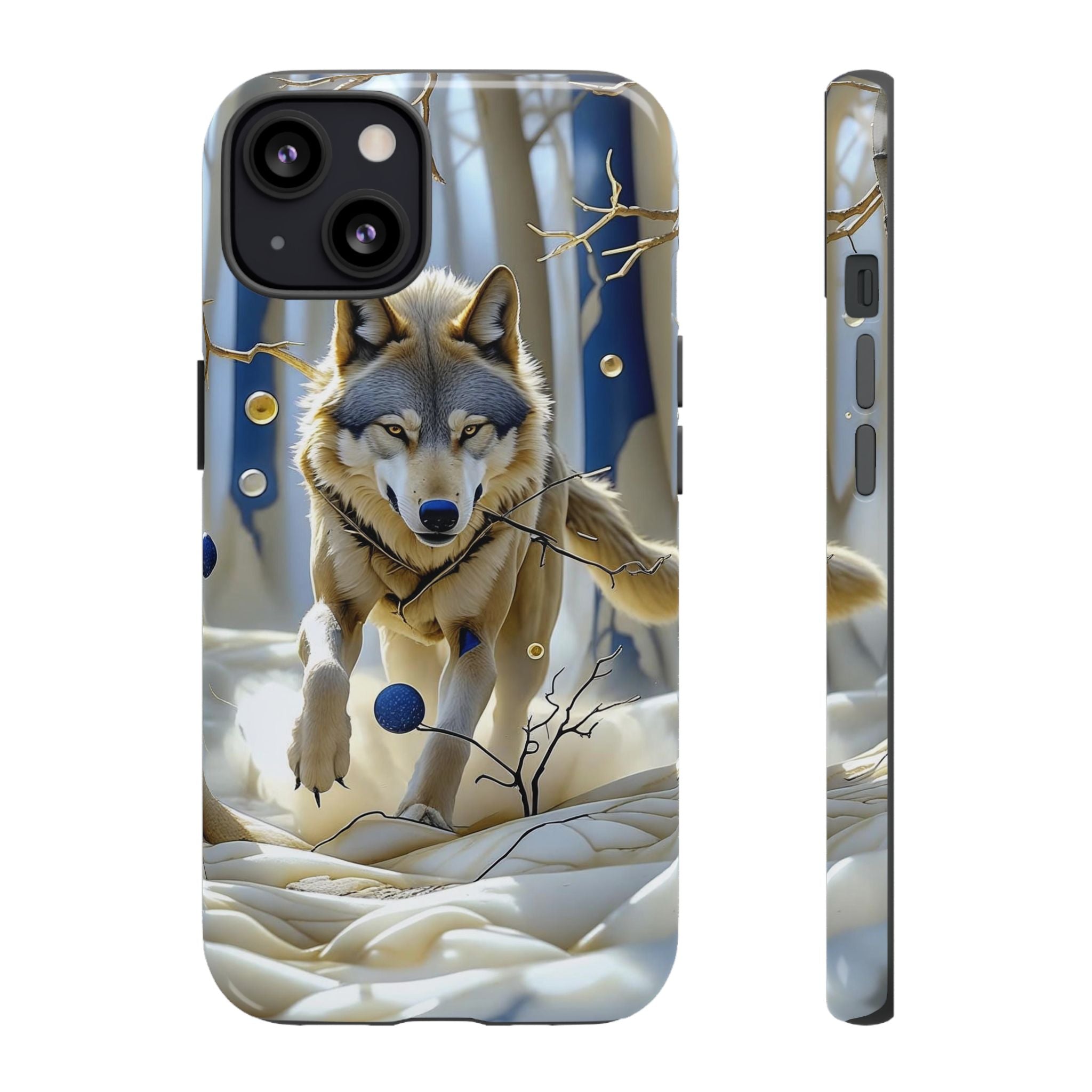 Wolf in Snow iPhone Case — Rugged Wildlife
