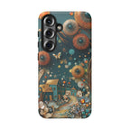 Whimsical Night Village Samsung Galaxy Case