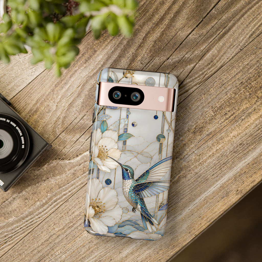 Hummingbird Magnolia Google Pixel Phone Case | Floral Bird iPhone Case