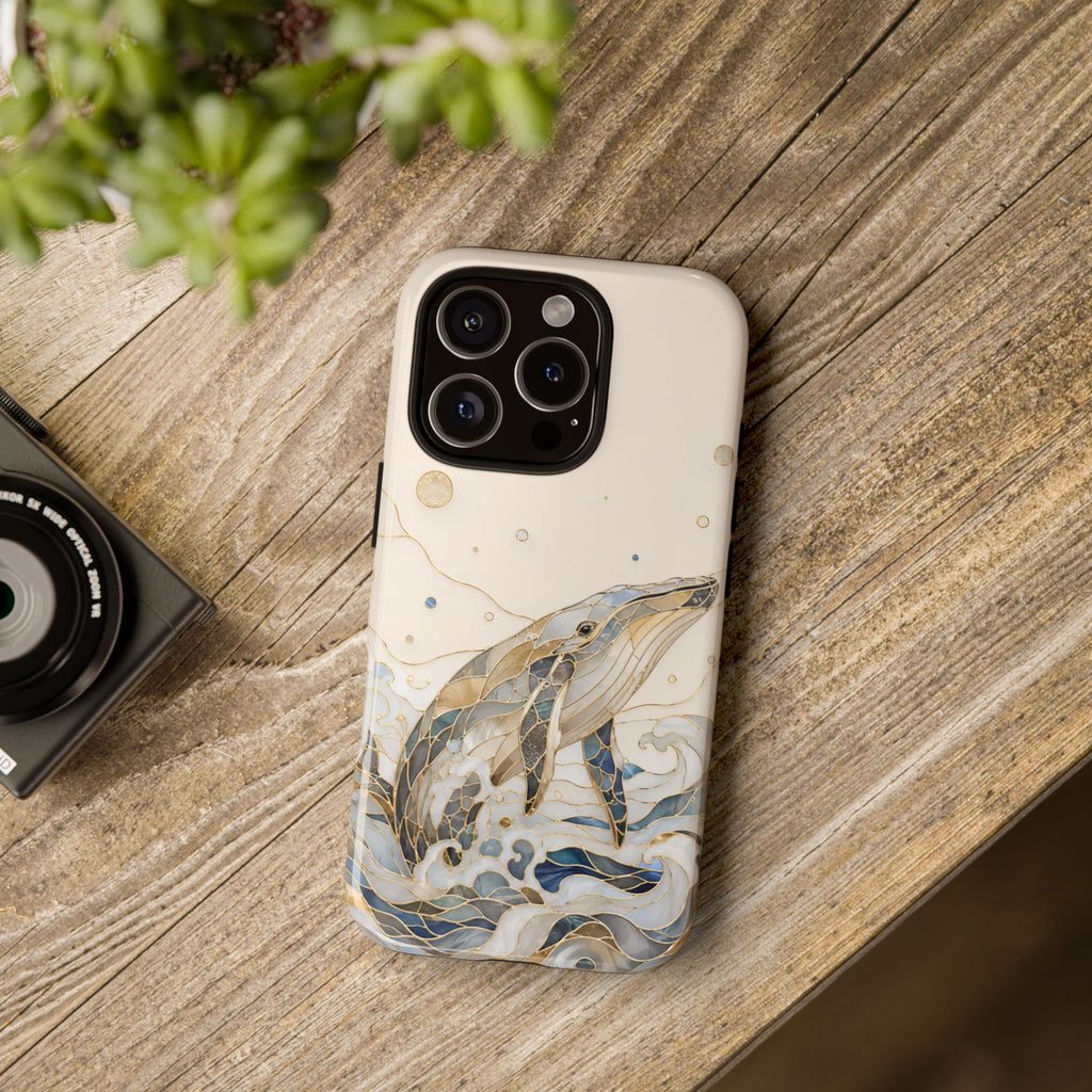 Stained Glass Whale iPhone Case | Ocean iPhone Case