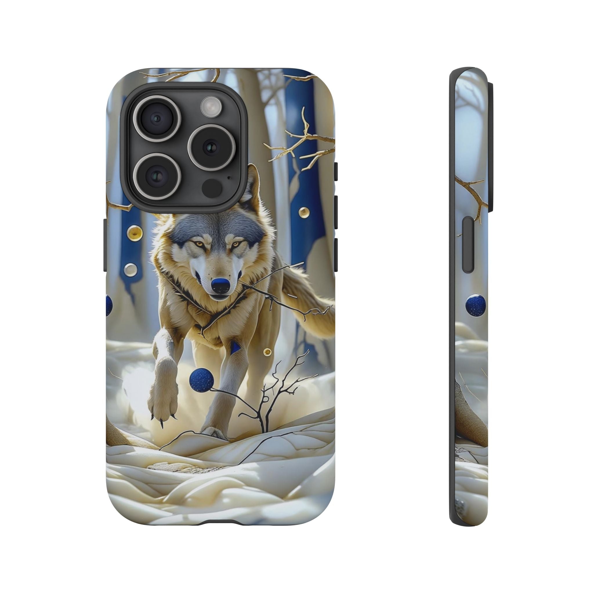 Wolf in Snow iPhone Case — Rugged Wildlife