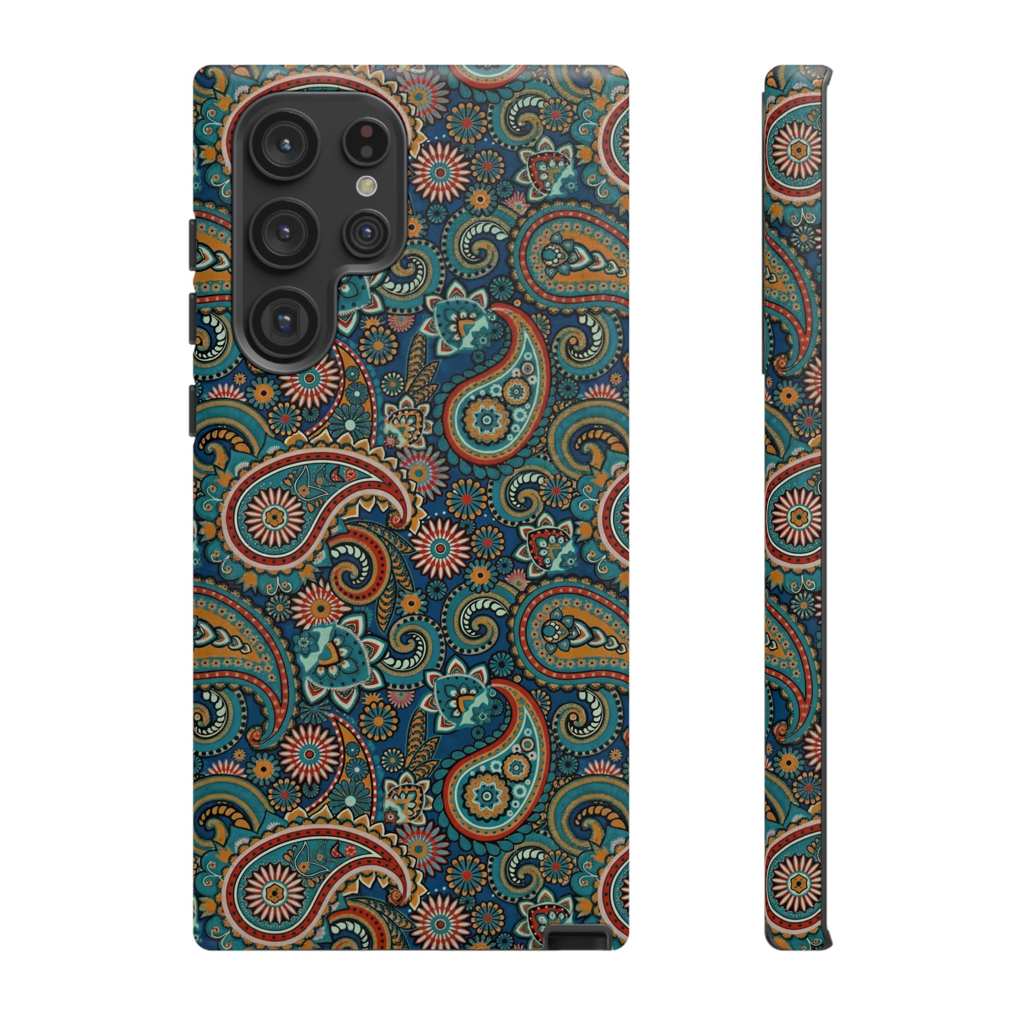 Batik Vibrant Paisley Protective Tough Samsung Galaxy Case