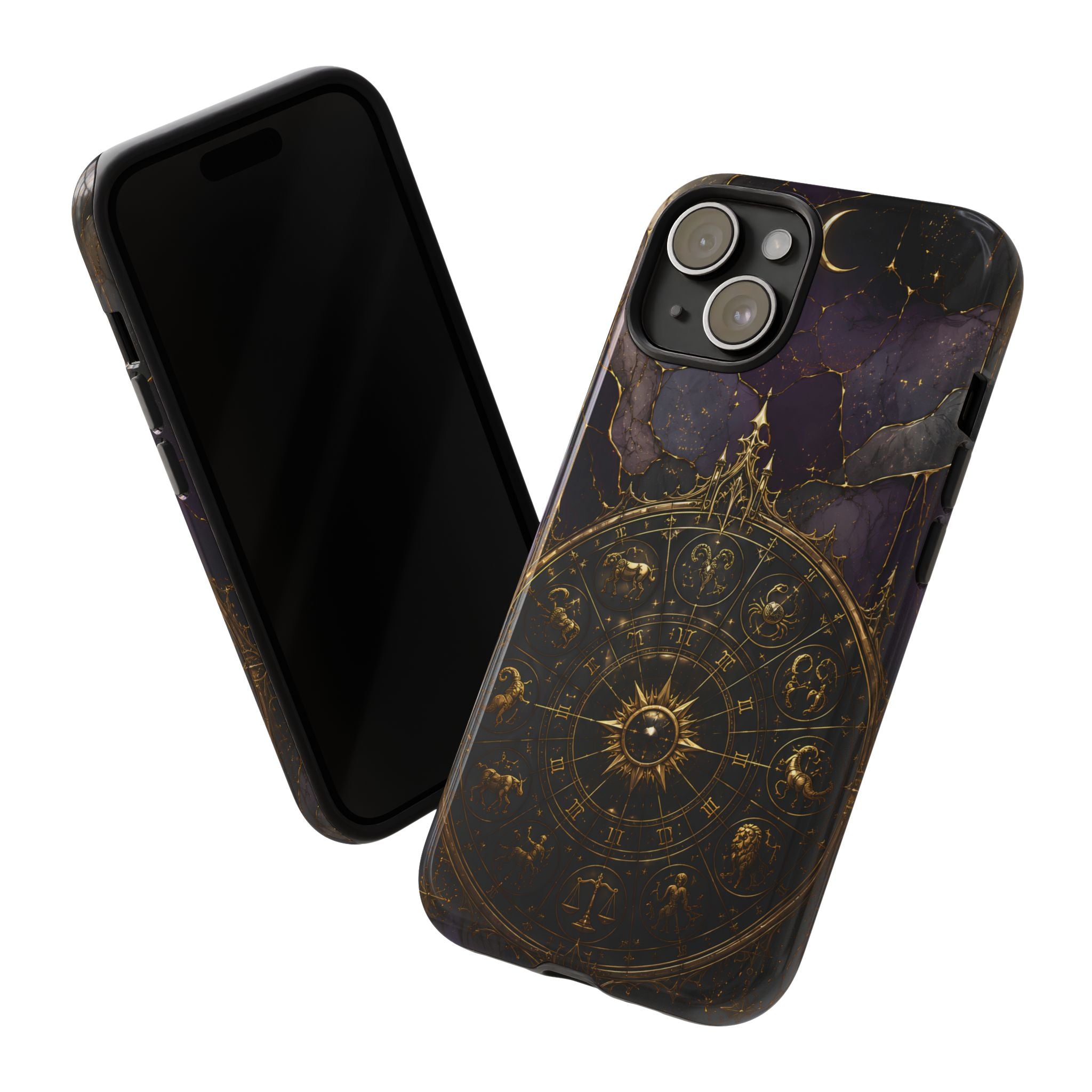 Astrology Wheel iPhone Case | Vintage Zodiac iPhone Case