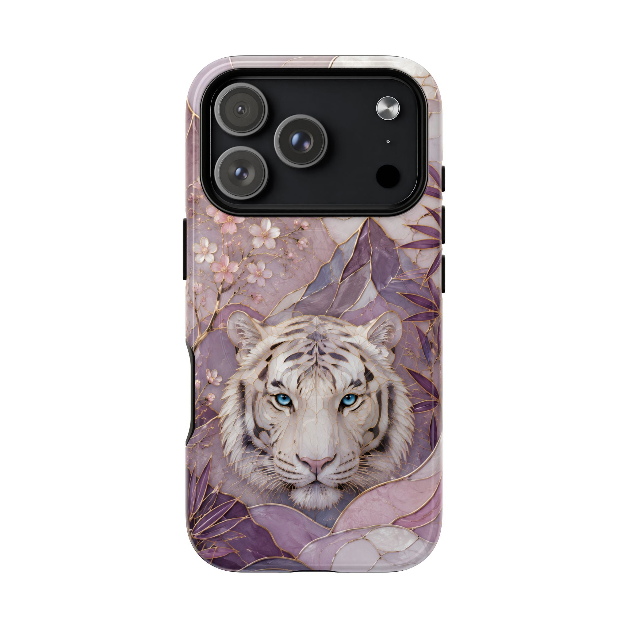 White Tiger Tough MagSafe Case