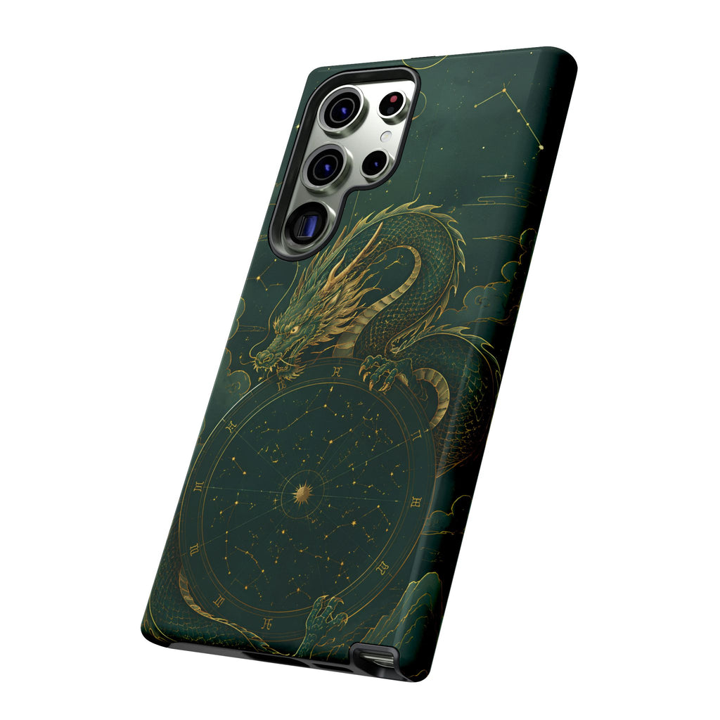 Celestial Dragon Samsung Galaxy Phone Case | Stained Glass Dragon Phone Case