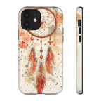 Dreamcatcher Tough iPhone Case | Watercolour Feather