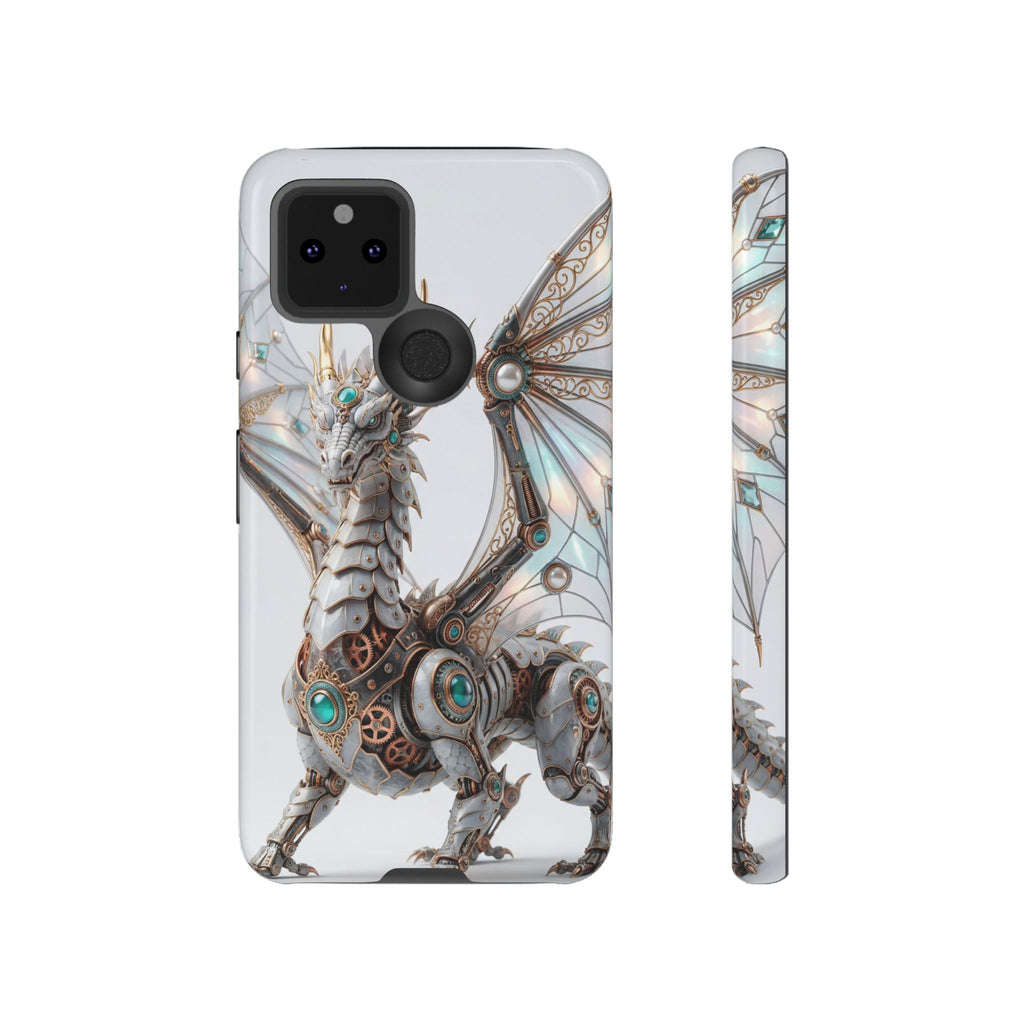Steampunk Mechanical Dragon Google Pixel Case — Fantasy Armor Protective Cover