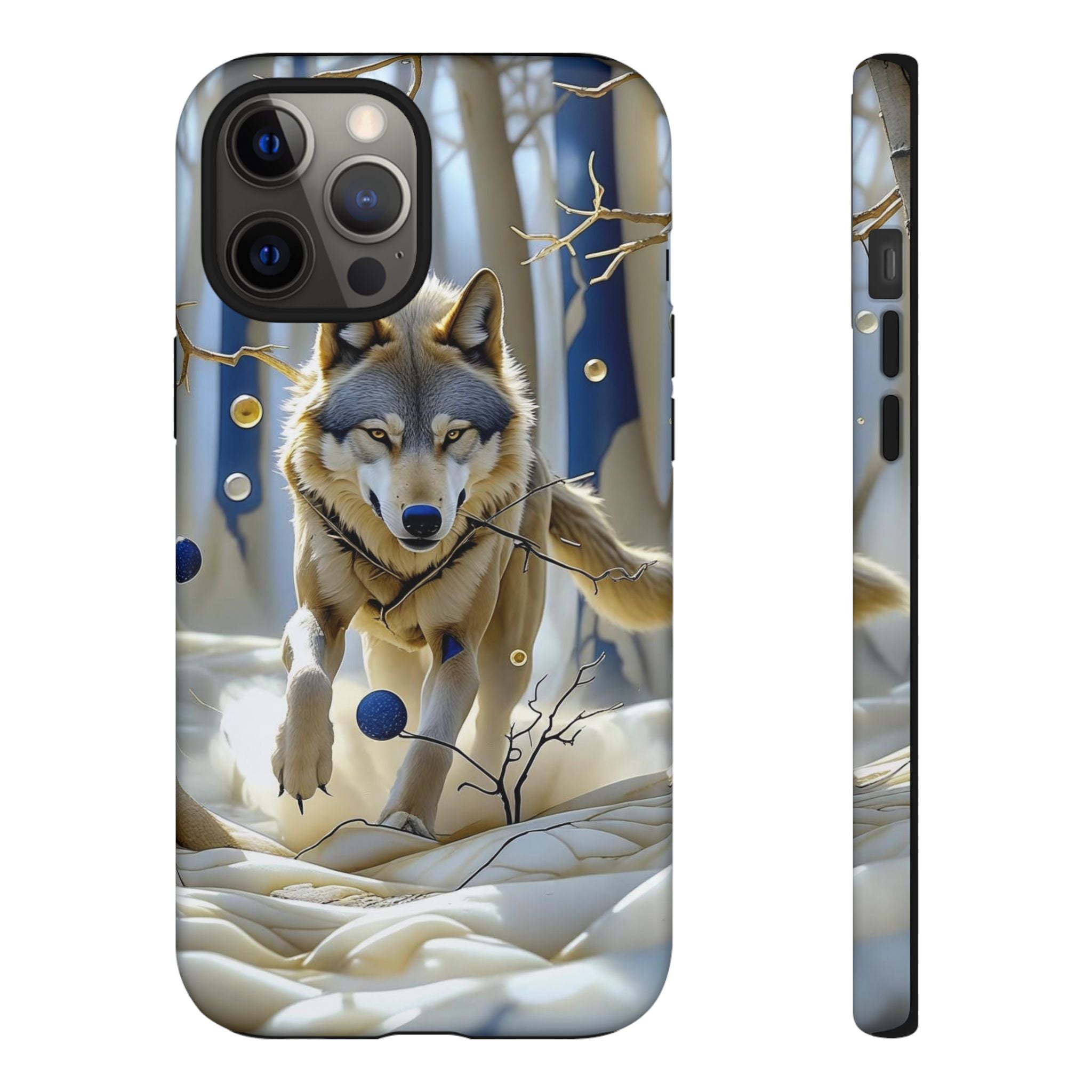 Wolf in Snow iPhone Case — Rugged Wildlife