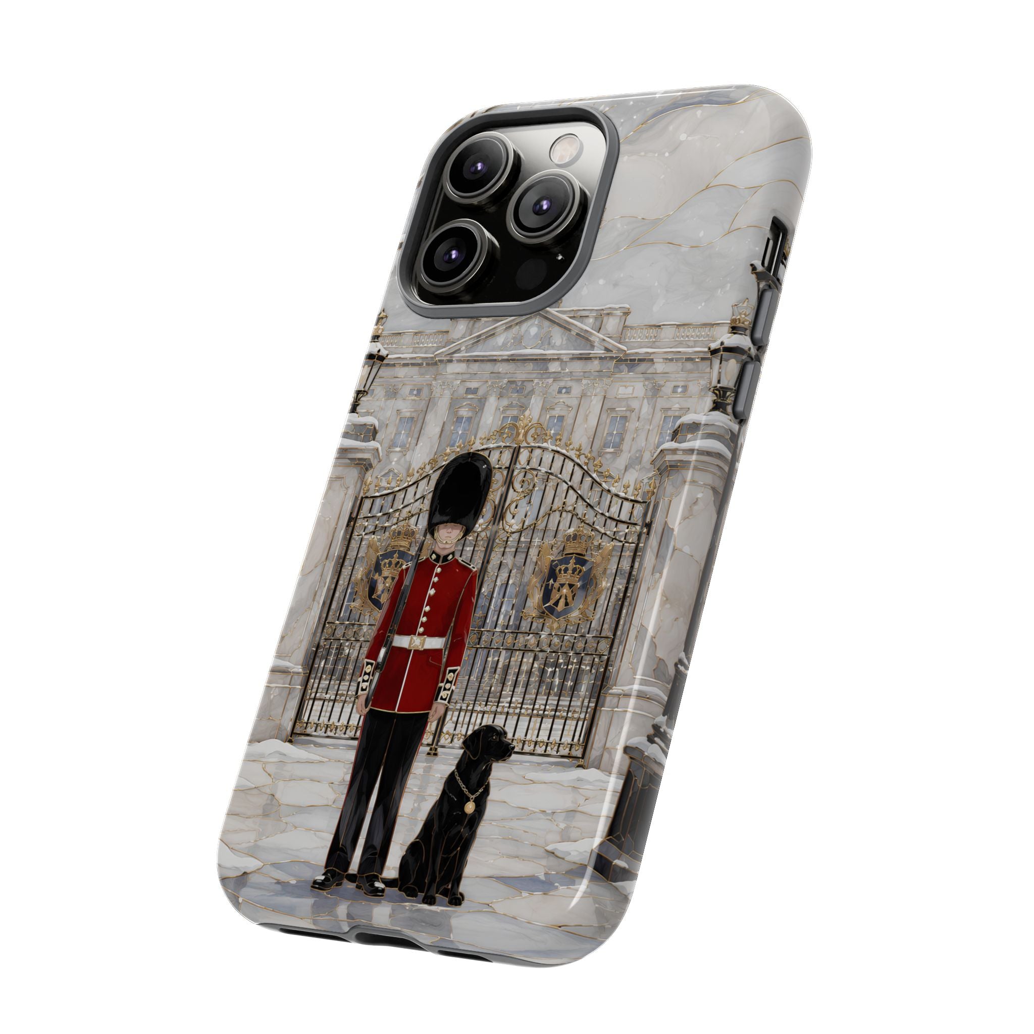 London Guard iPhone Case | Winter Palace Scene iPhone Case