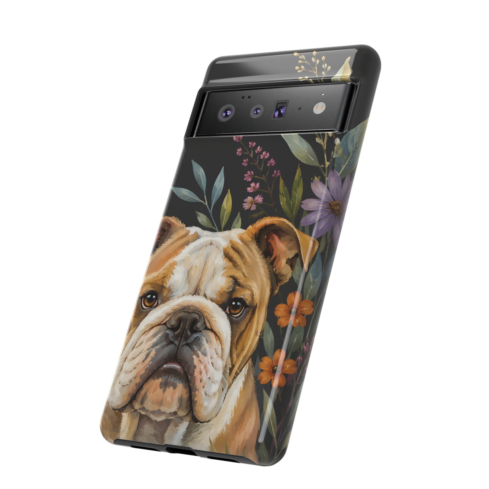 English Bulldog Google Pixel Phone Case | Bulldog Dog Art Cover