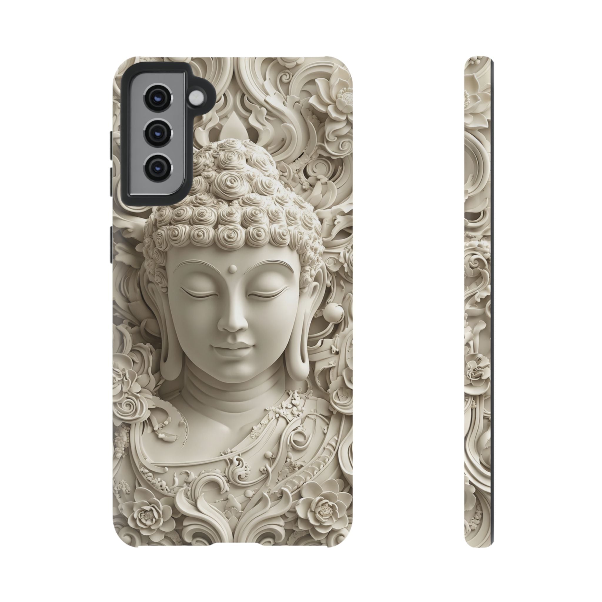 Buddha Relief Samsung Galaxy Case — Serene Zen Protective Phone Cover