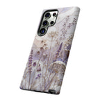 Stained Glass Wildflower Samsung Galaxy Phone Case | Floral Meadow Phone Case