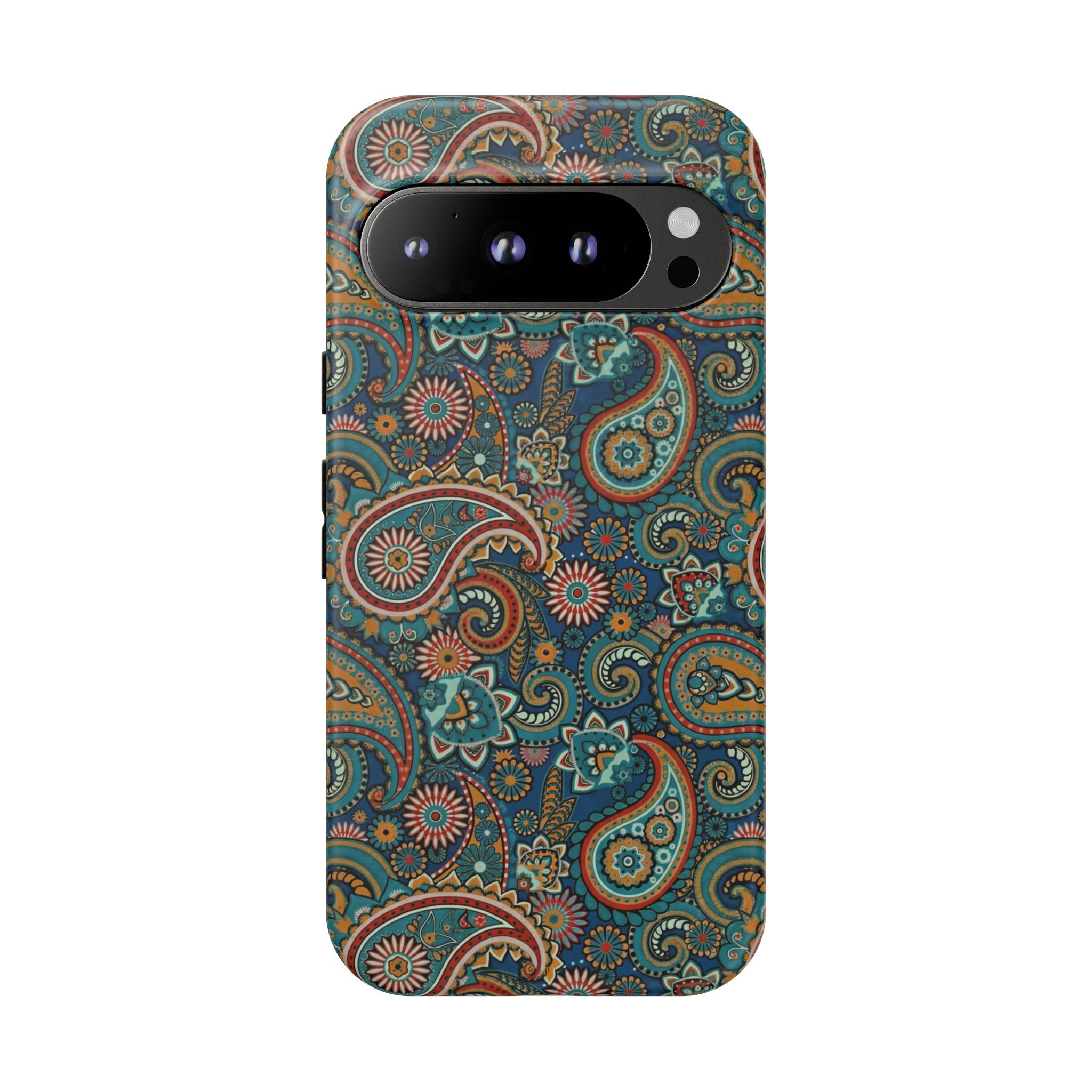 Batik Vibrant Paisley Protective Tough Google Pixel Case