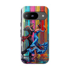 Colorful Tango Google Pixel Phone Case | Vibrant Dancing Couple Art Protection