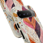 Autumn Leaf Tough Google Pixel Case | Watercolour Feathered Fall Design