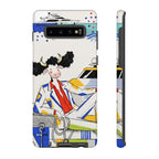 Nautical Cow Graphic Protective Samsung Galaxy Phone Case