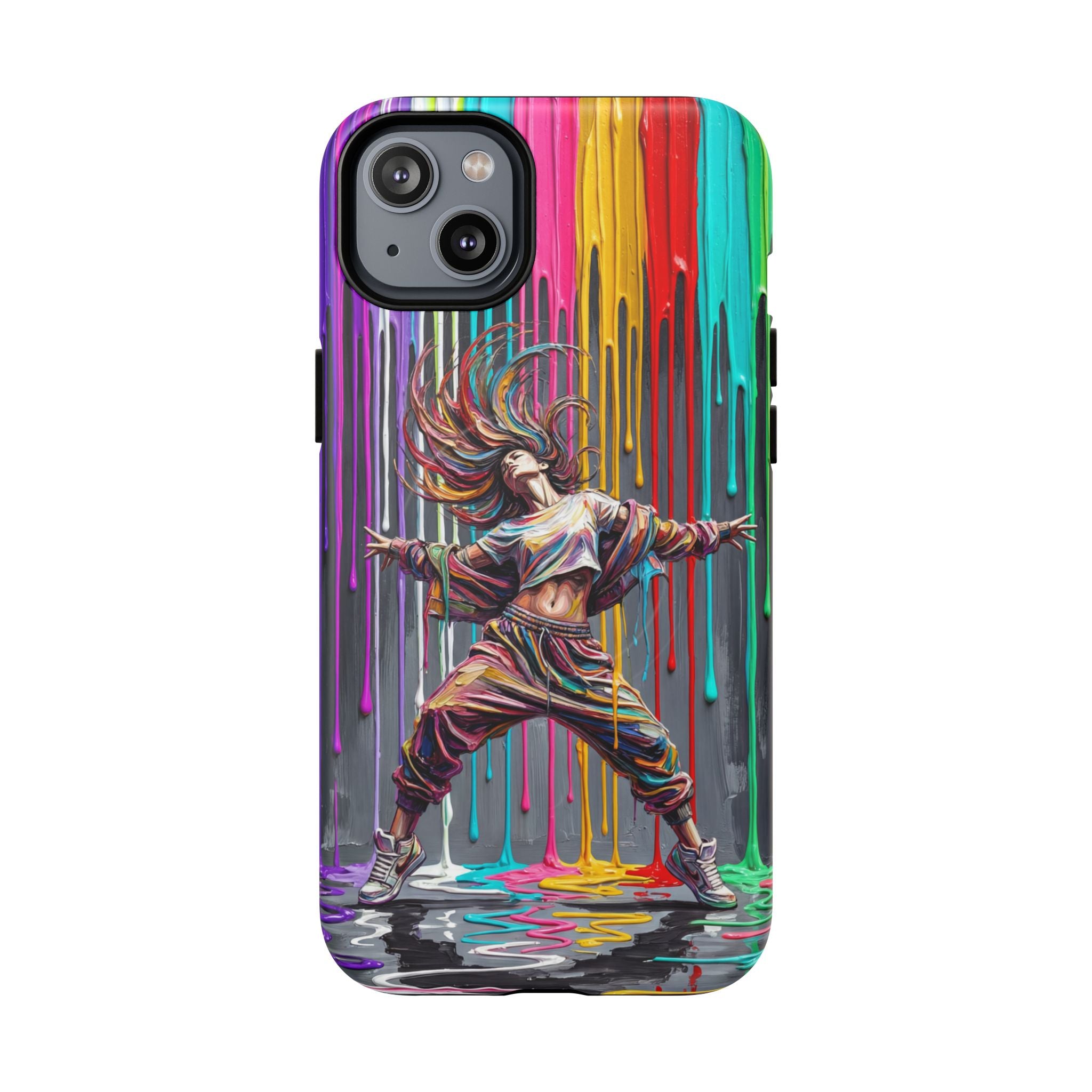 MagSafe iPhone Case | Colorful Street Dance Drip Design