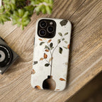 Floral Terrazzo iPhone Case | Minimal Vase Botanical