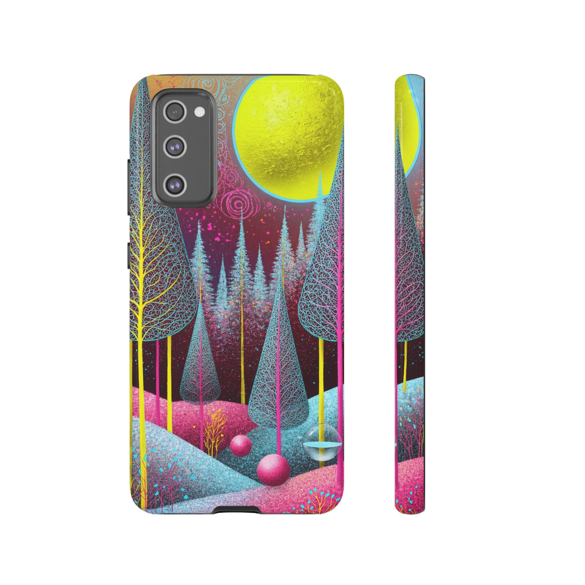 Neon Dreamscape Forest Samsung Galaxy Case