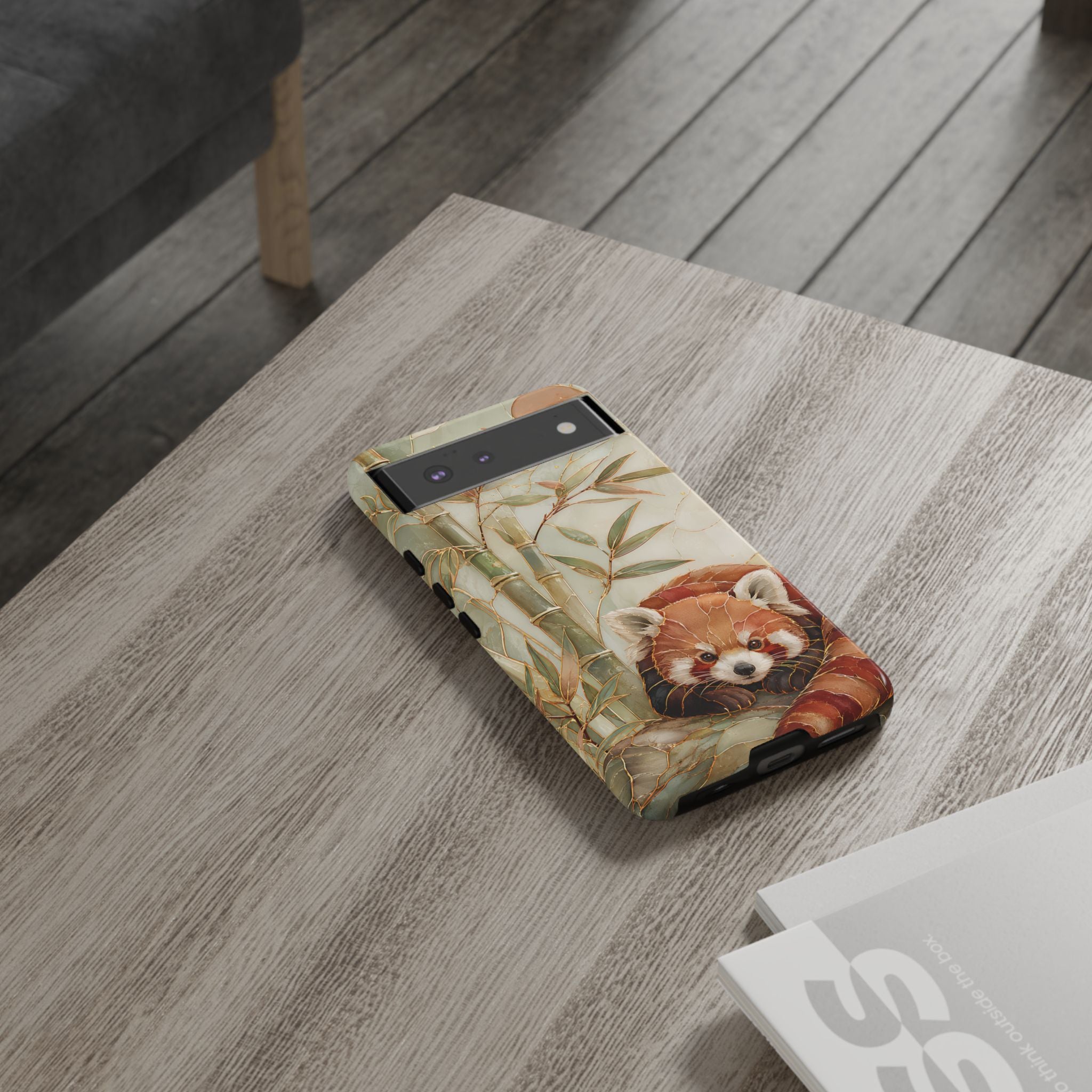 Red Panda Google Pixel Phone Case | Bamboo Forest Phone Case