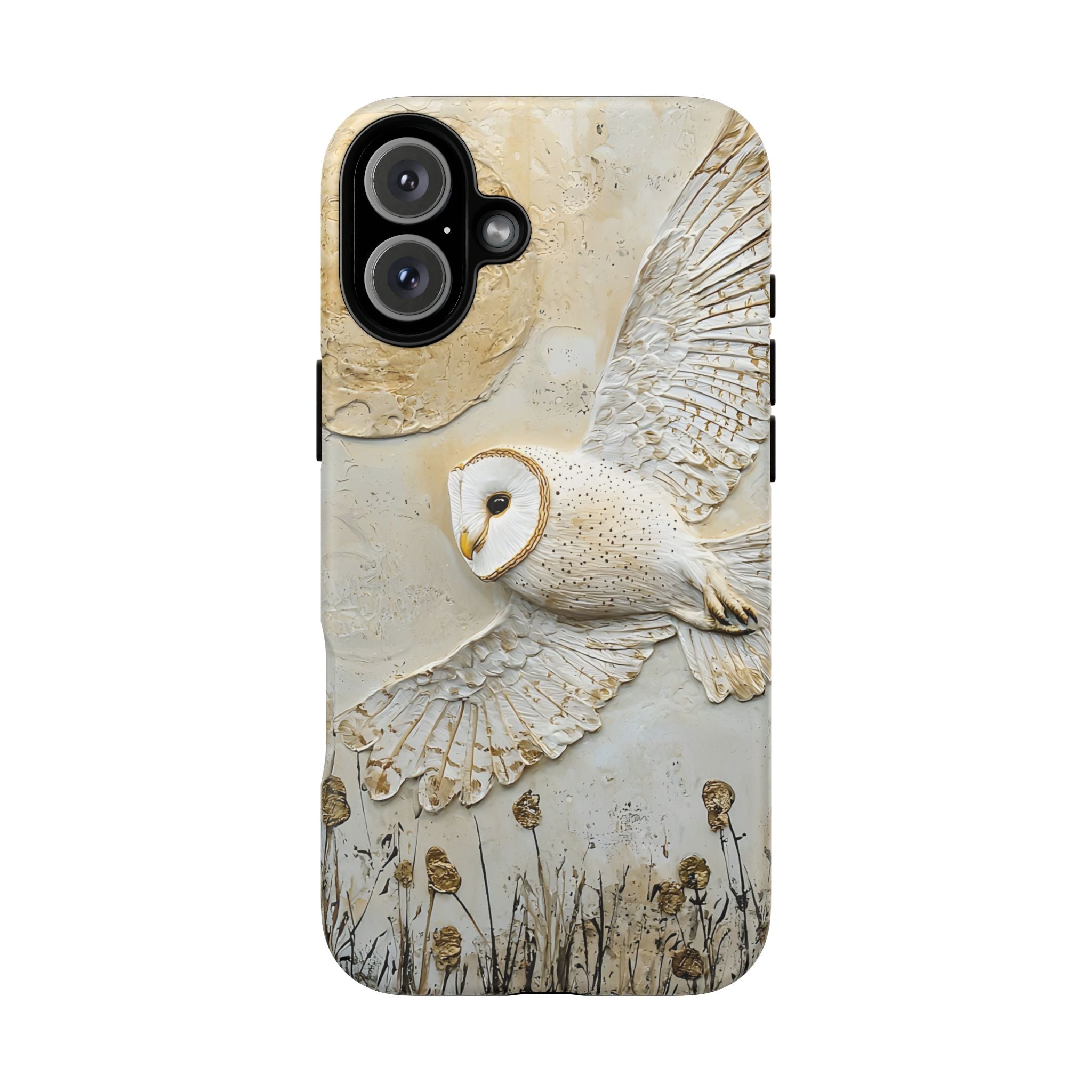 Barn Owl iPhone Case — Elegant Flying Owl Wildlife