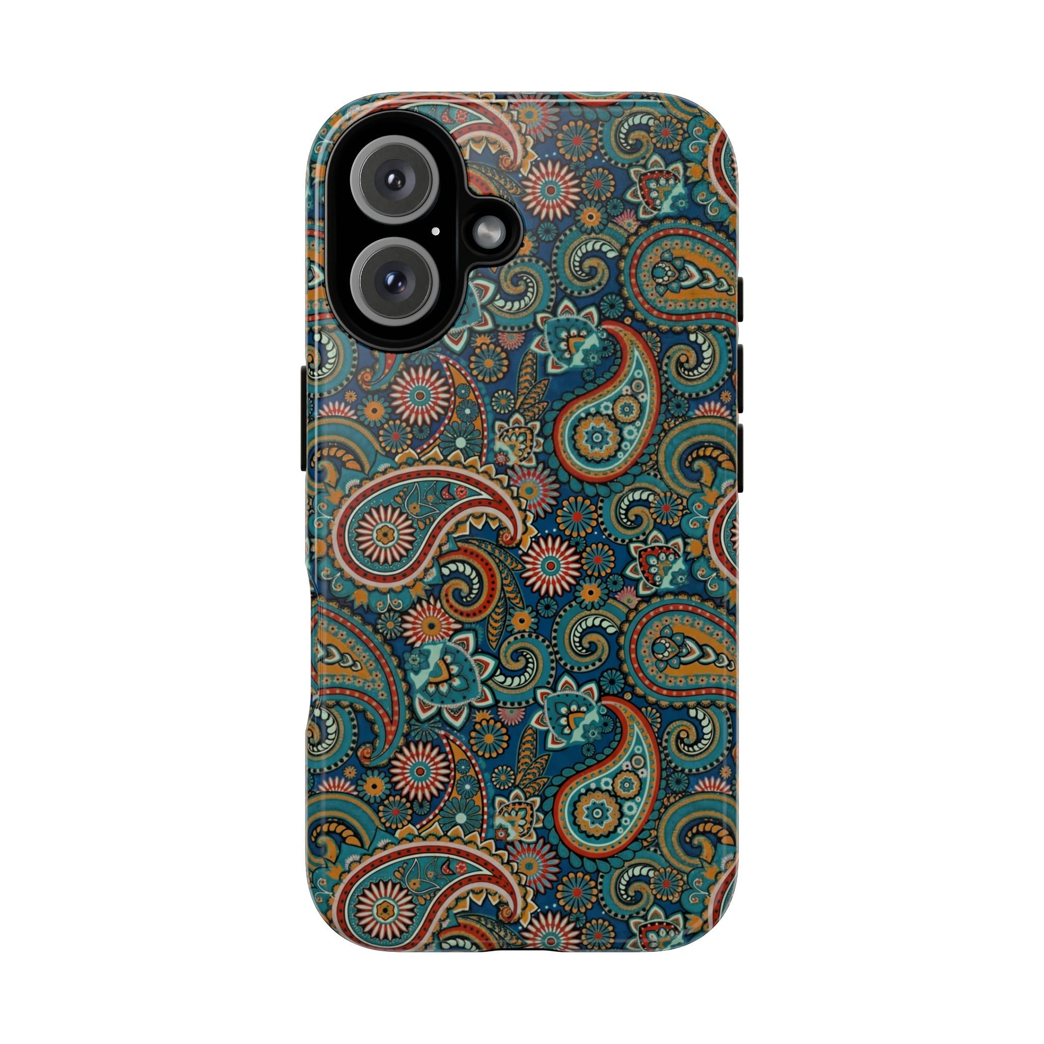 Batik Vibrant Paisley Protective Tough iPhone Case