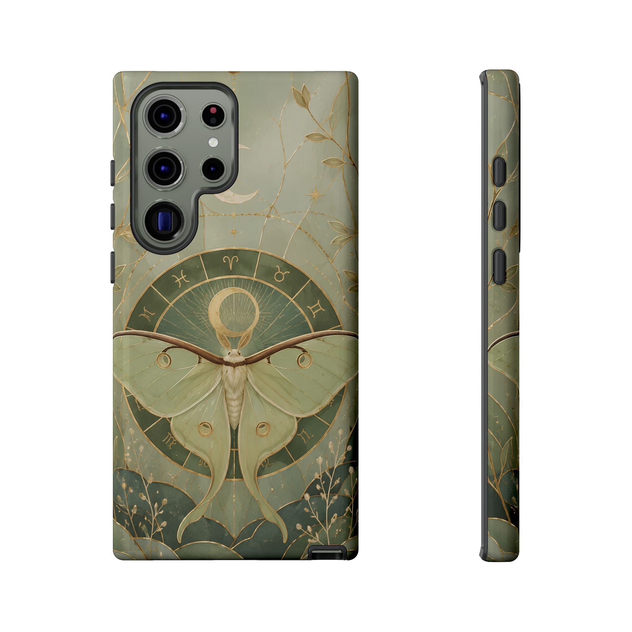 Luna Moth Samsung Galaxy Phone Case | Celestial Moth Phone Case