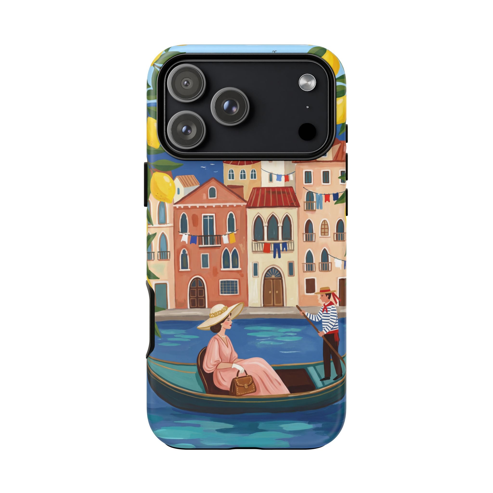 Venetian Gondola iPhone Case | Lemon Coast Waterfront Travel