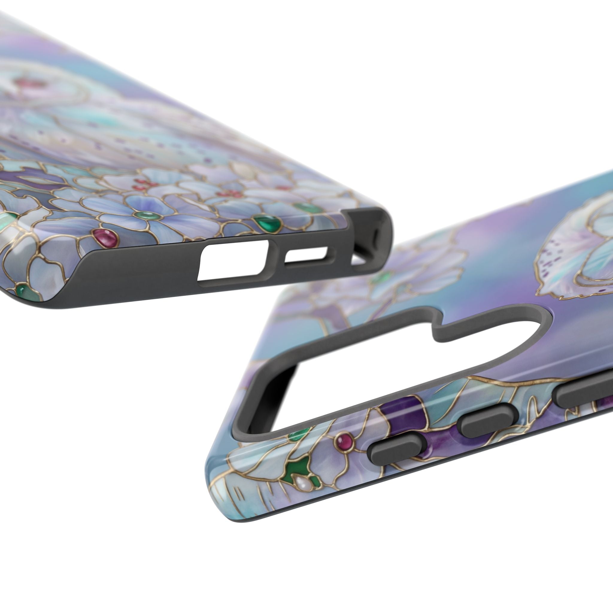 Floral Pastel Mystic Barn Owl Samsung Galaxy Case