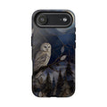 Owl Moon iPhone Case | Woodland Forest Night Art
