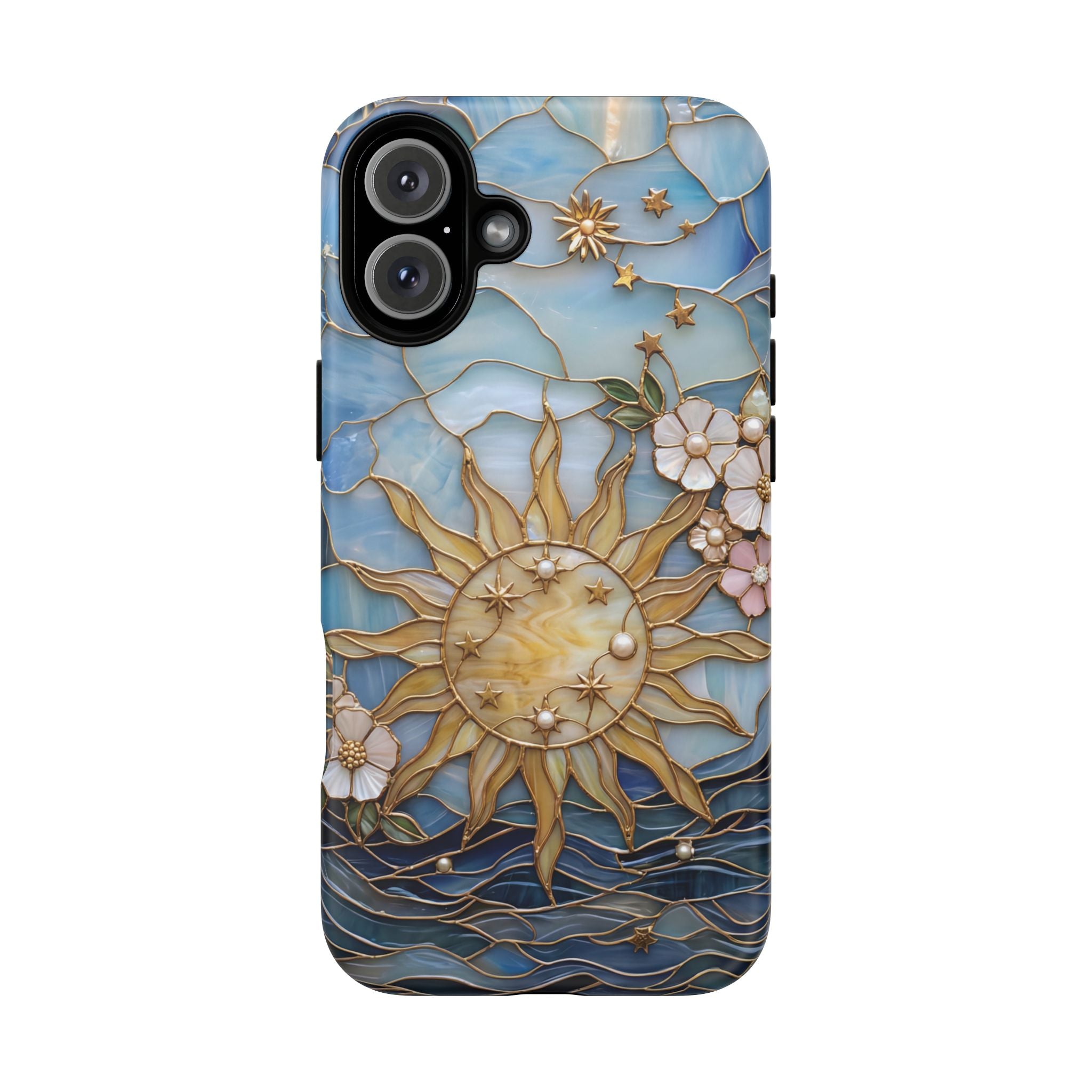 Stained Glass Sun & Sea MagSafe iPhone Case