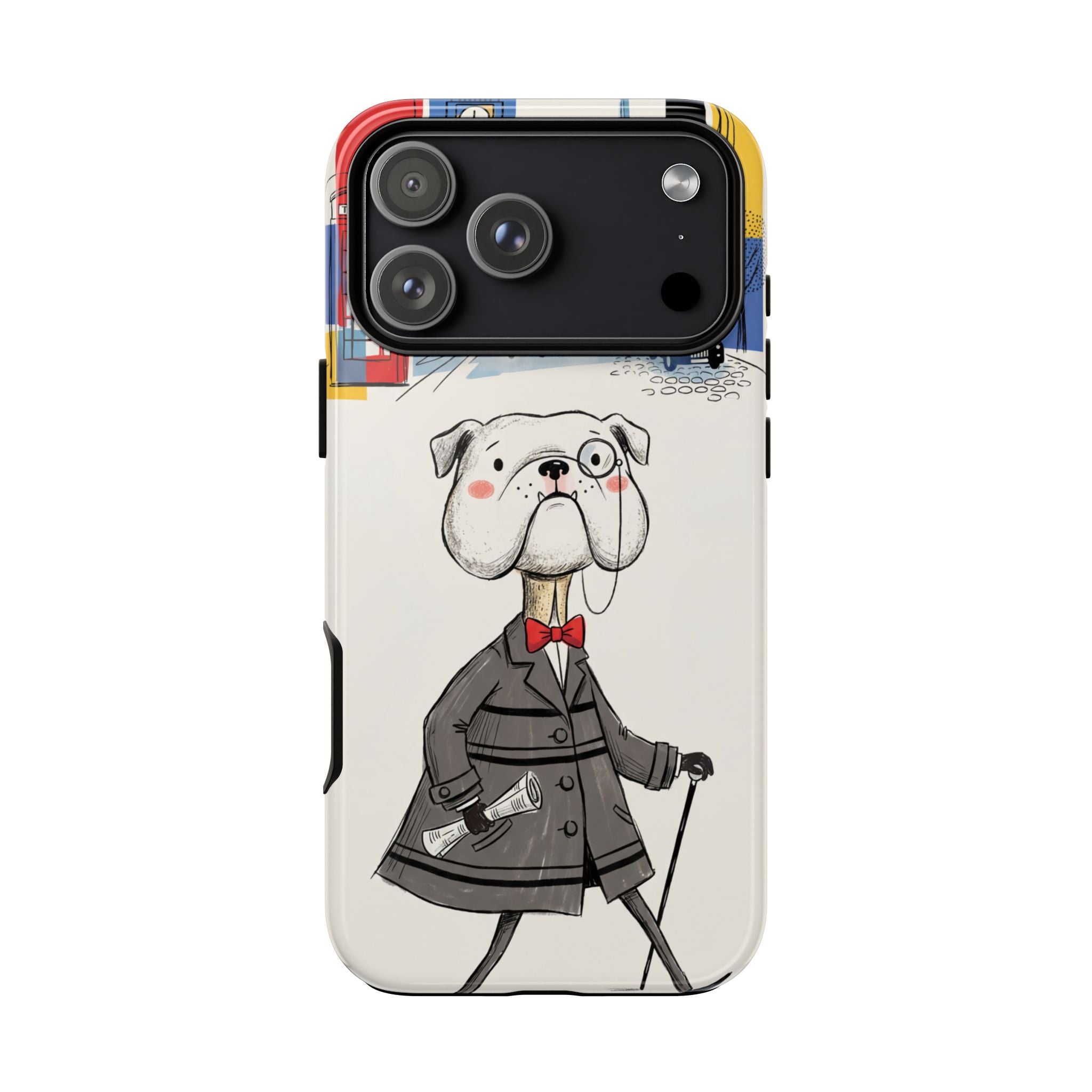 Vintage Dapper Gentleman Bulldog iPhone Case