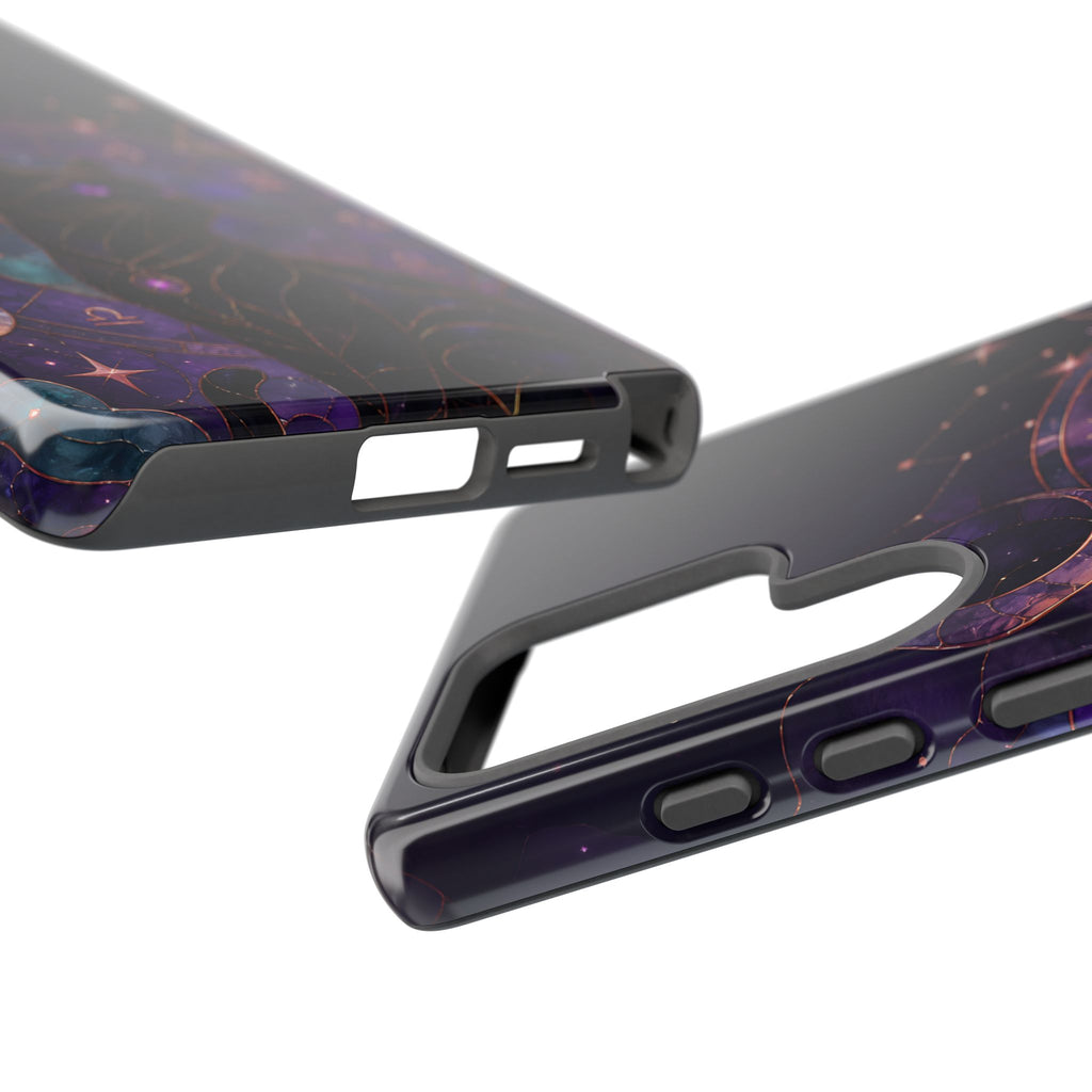 Black Cat Astrology Samsung Galaxy Phone Case | Zodiac Galaxy Phone Case