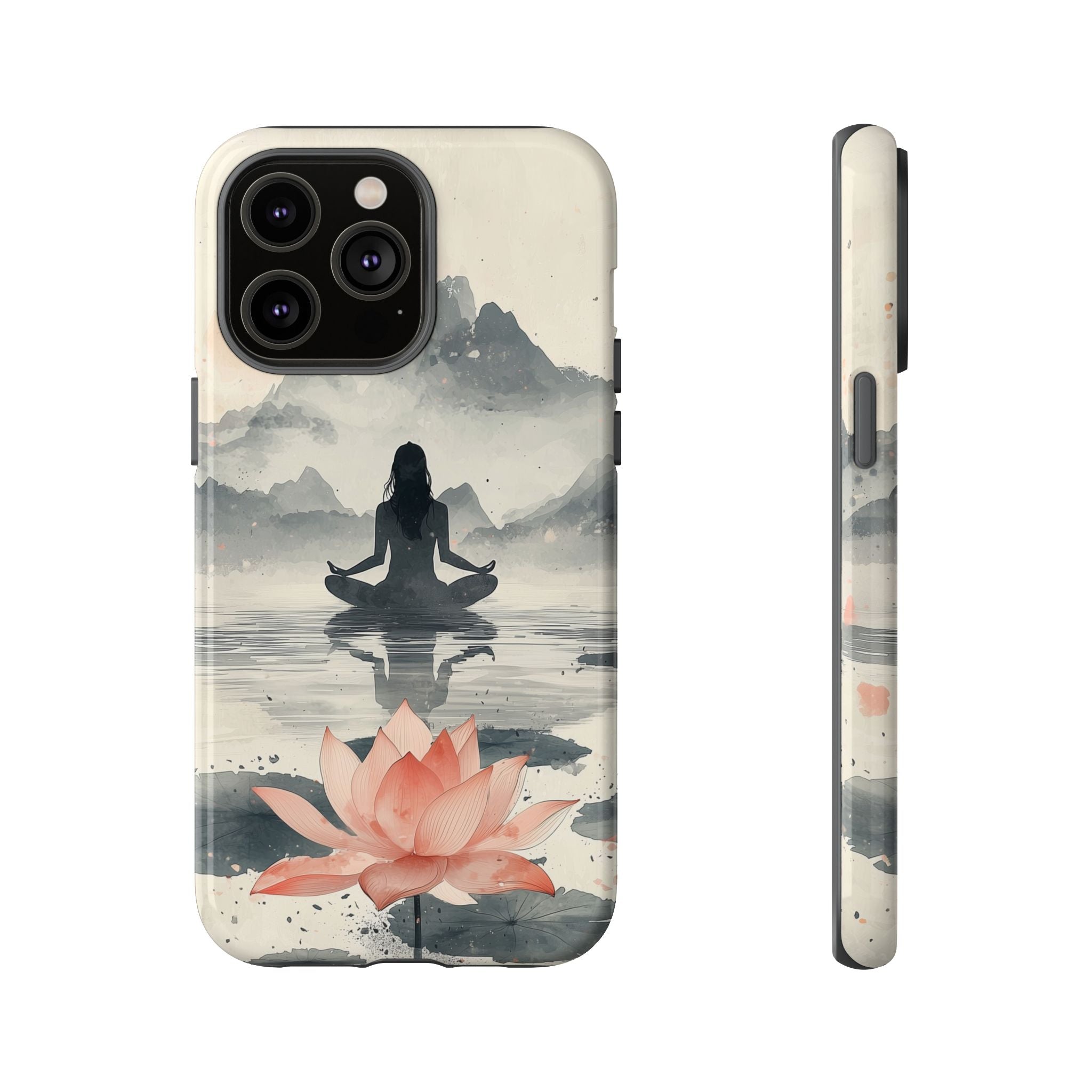 Zen Yoga Meditation Lotus iPhone Case