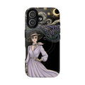 Starry Night Lavender Woman MagSafe iPhone Case | Artistic Protective Tough Case