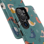 Colorful Bird Samsung Galaxy Phone Case | Cute Bird Pattern Cover