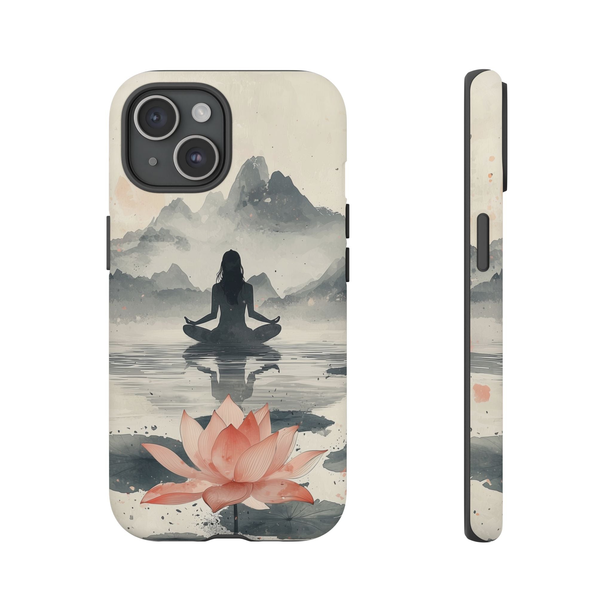Zen Yoga Meditation Lotus iPhone Case