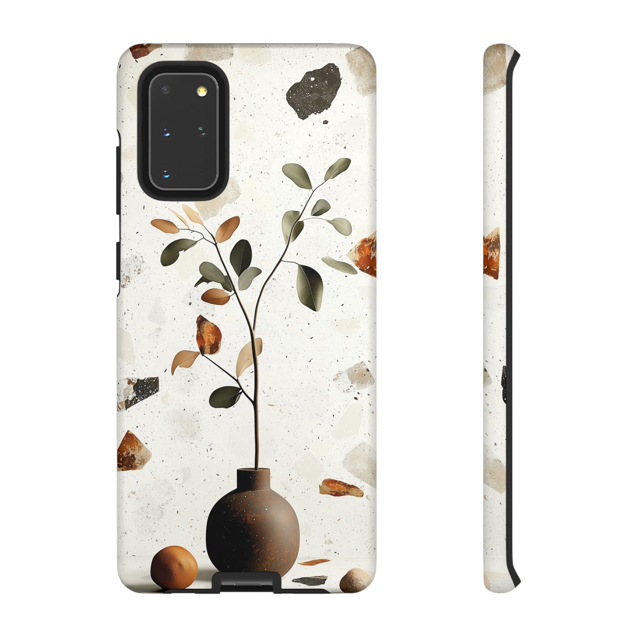 Floral Terrazzo Samsung Galaxy Case | Minimal Vase Botanical