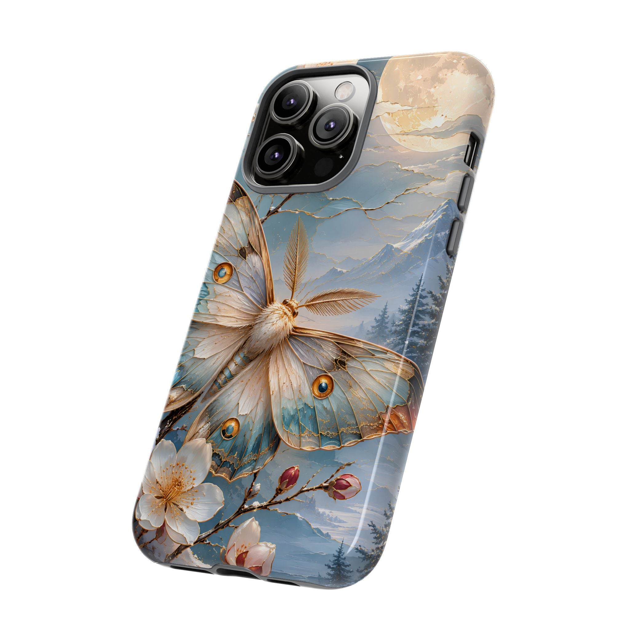 Luna Moth iPhone Case | Cherry Blossom iPhone Case