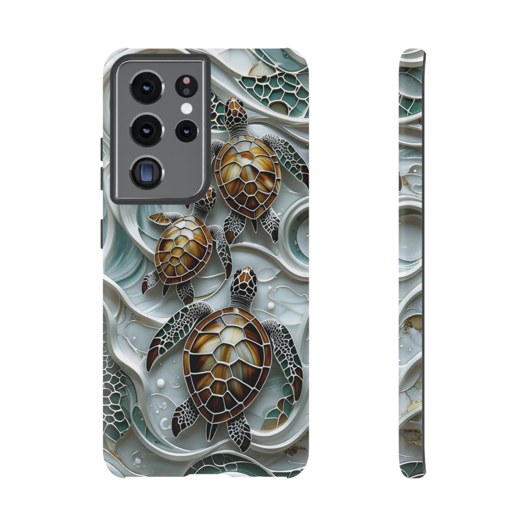 Sea Turtle Samsung Galaxy Case — Ocean Waves Protective Cover