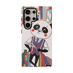 Panda Tailor Samsung Galaxy Phone Case | Cute Seamstress Cartoon