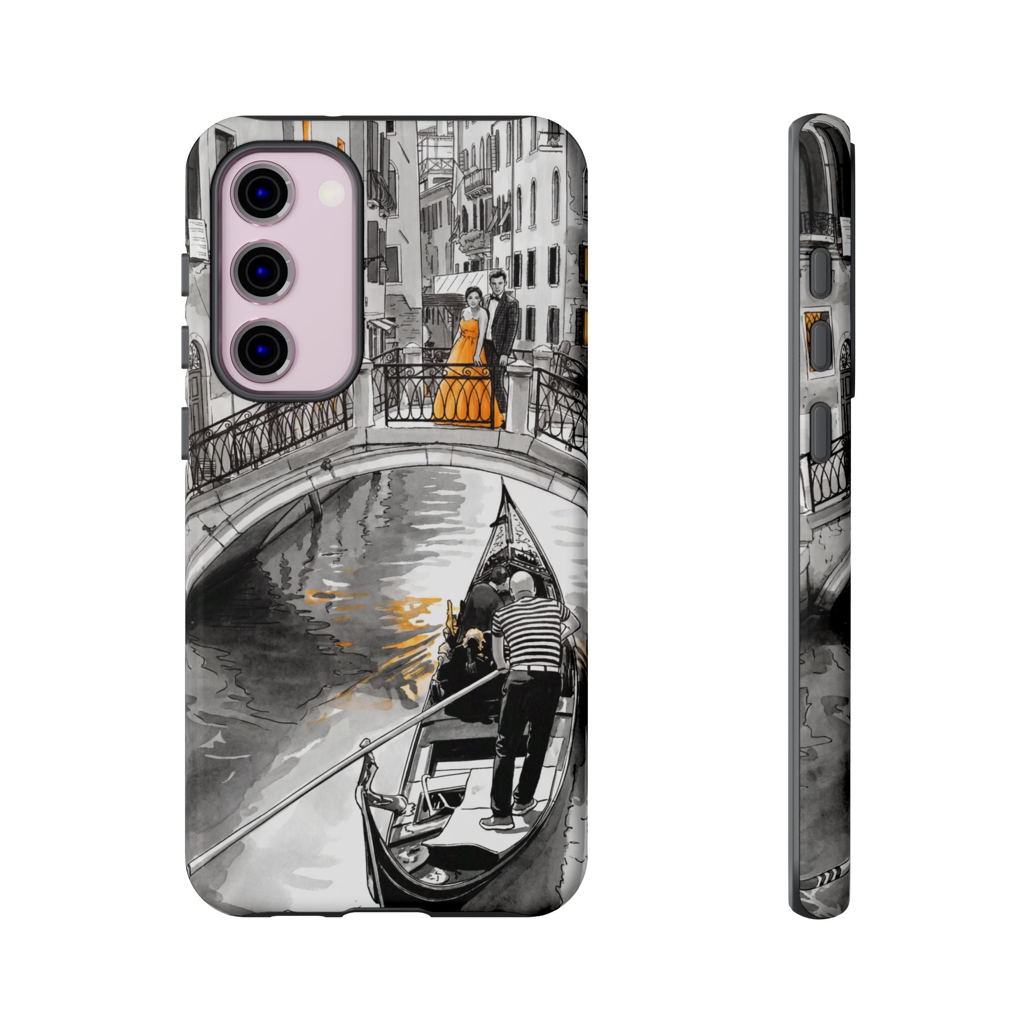 Venice Gondola Samsung Galaxy Case | Romantic Canal Scene Protective Case
