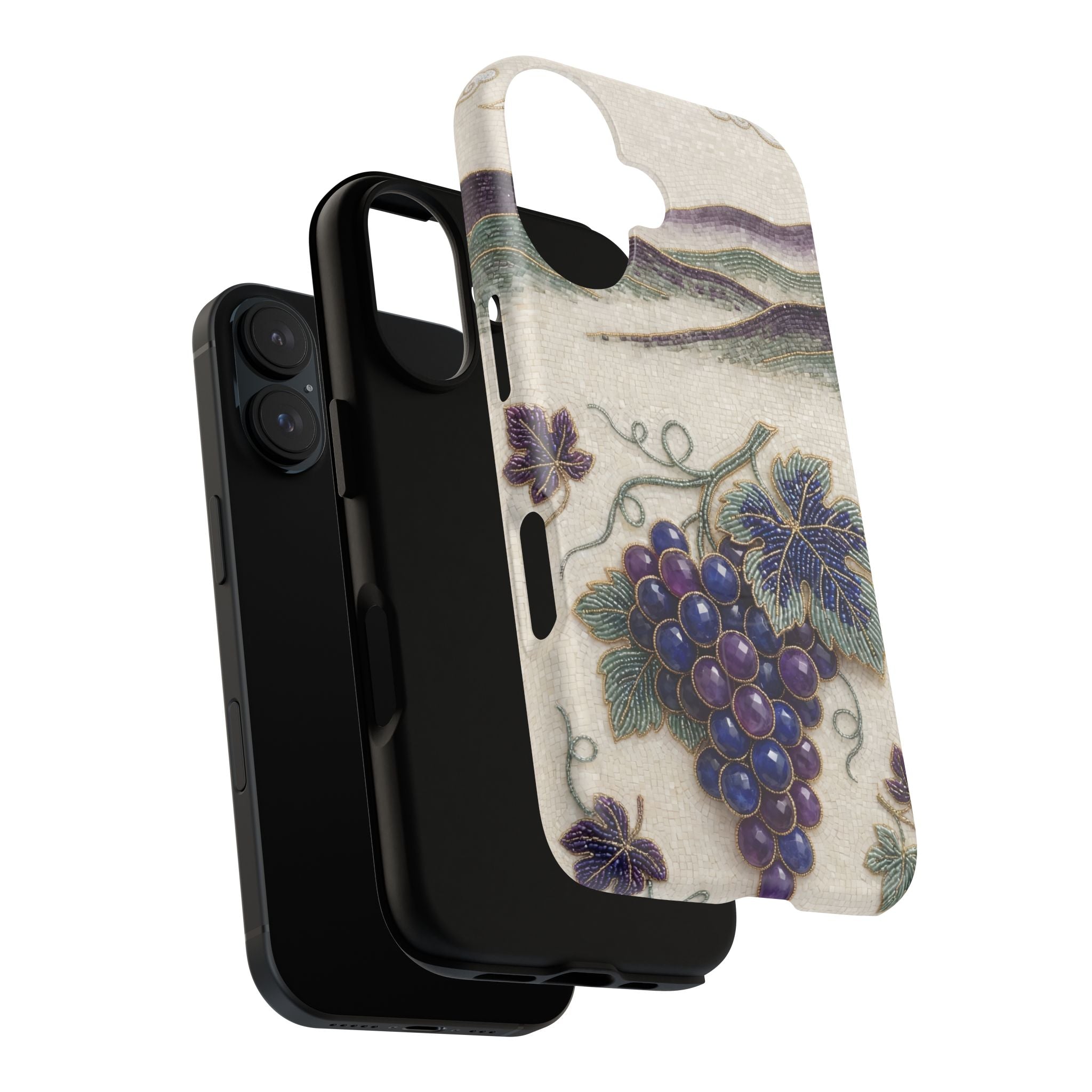 Vintage Grape MagSafe iPhone Case – Botanical Vineyard Art Phone Cover