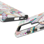 Musical Pianist Samsung Galaxy Phone Case | Colorful Whimsical Piano Art