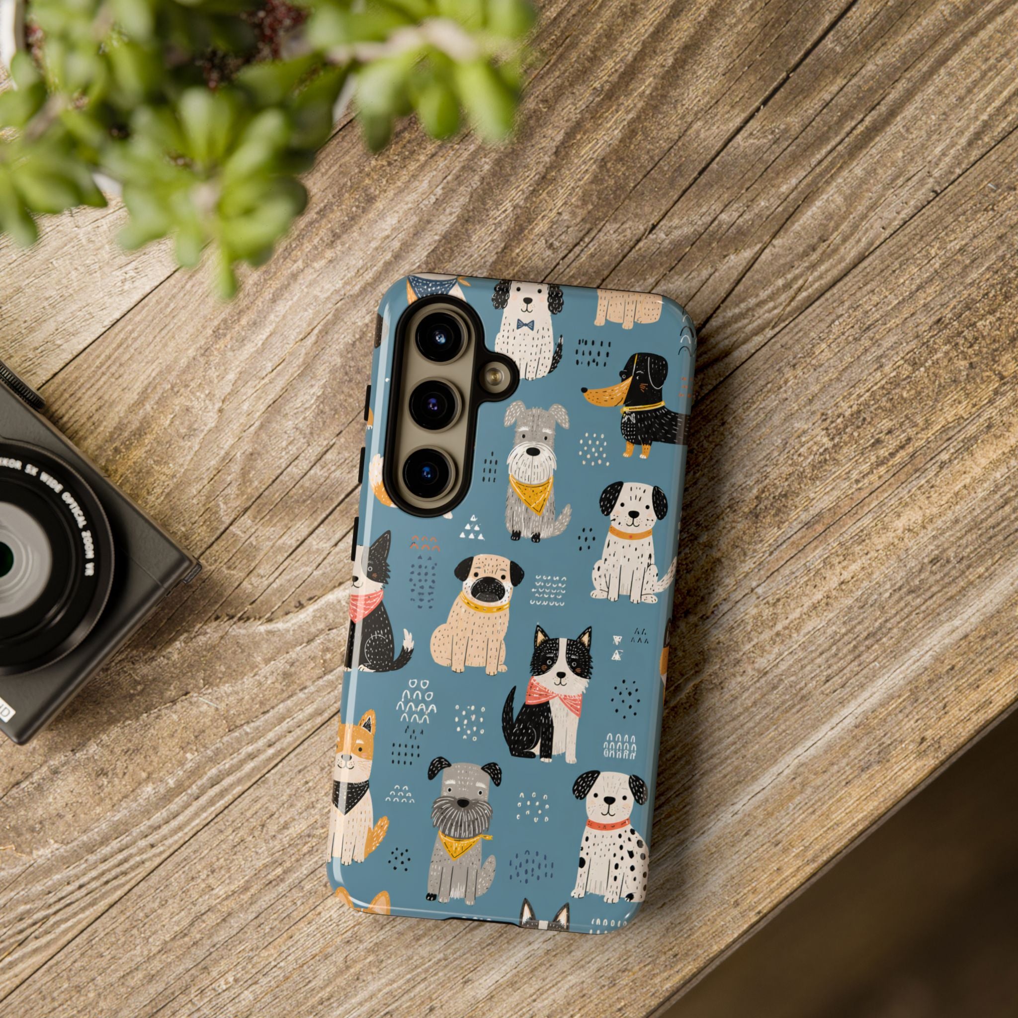 Dog Lover Samsung Galaxy Phone Case | Cute Dog Pattern Cover