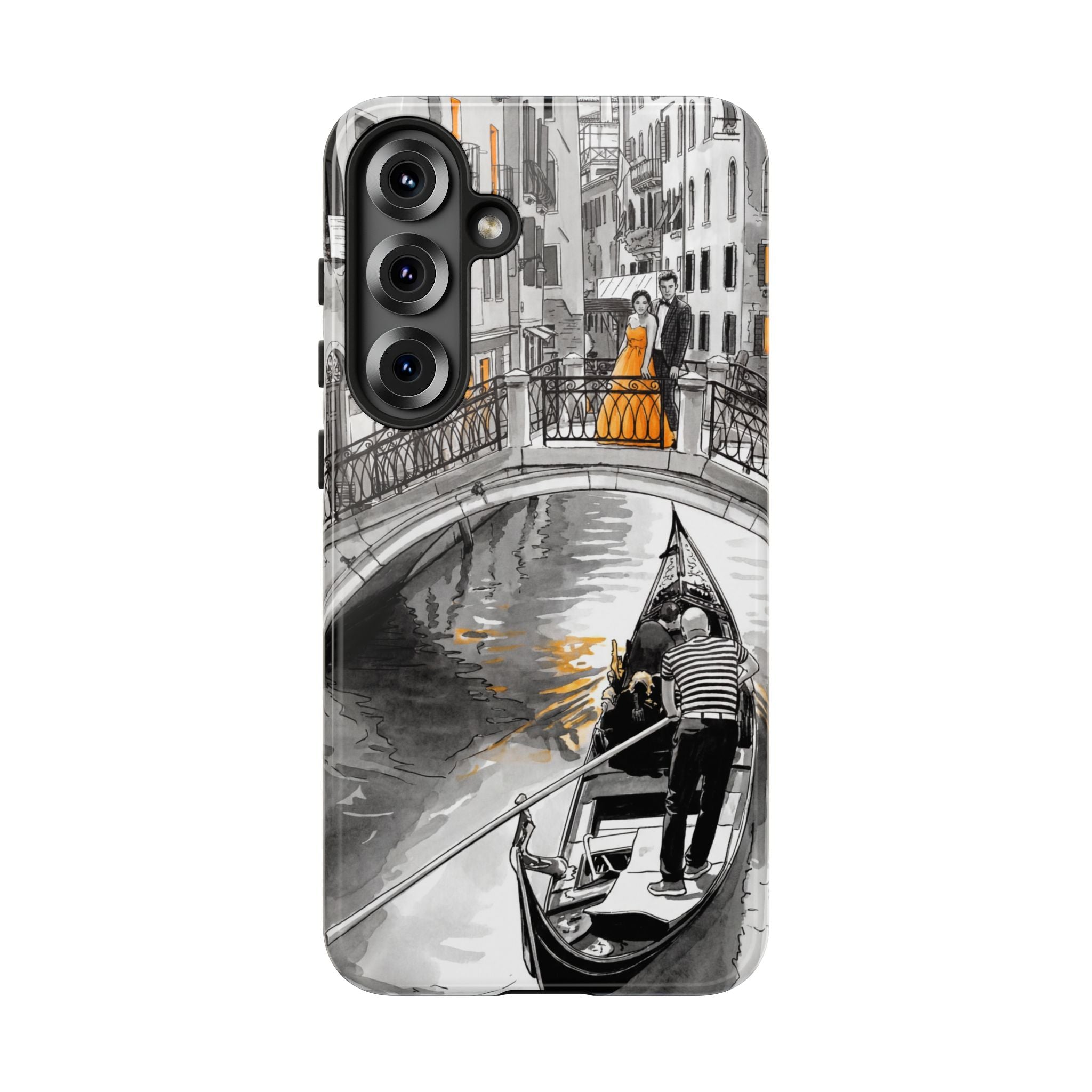 Venice Gondola Samsung Galaxy Case | Romantic Canal Scene Protective Case