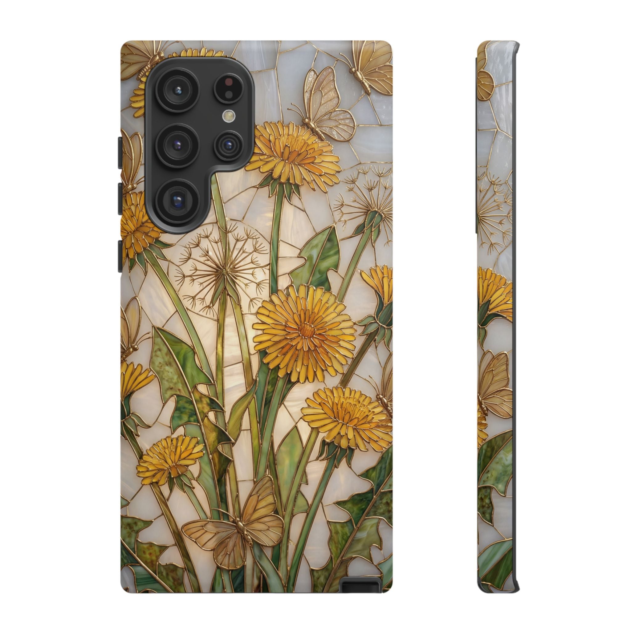 Dandelion Bouquet Tough Samsung Galaxy Case — Floral Botanical Protective Cover
