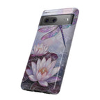 Dragonfly Google Pixel Phone Case | Lotus Flower Phone Case