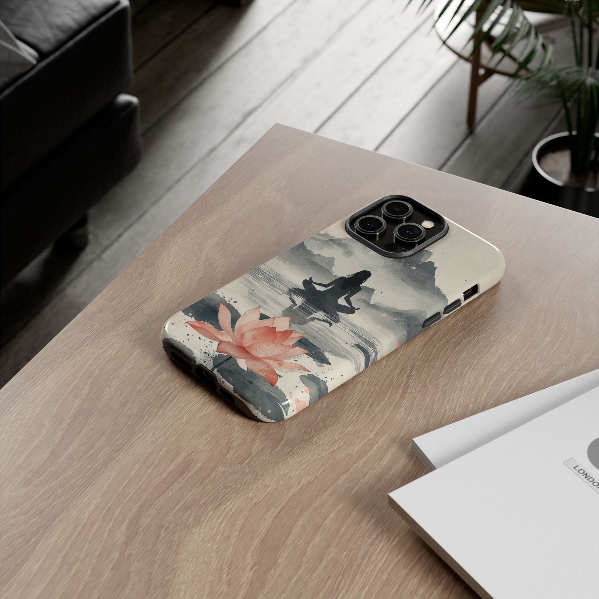 Zen Yoga Meditation Lotus iPhone Case