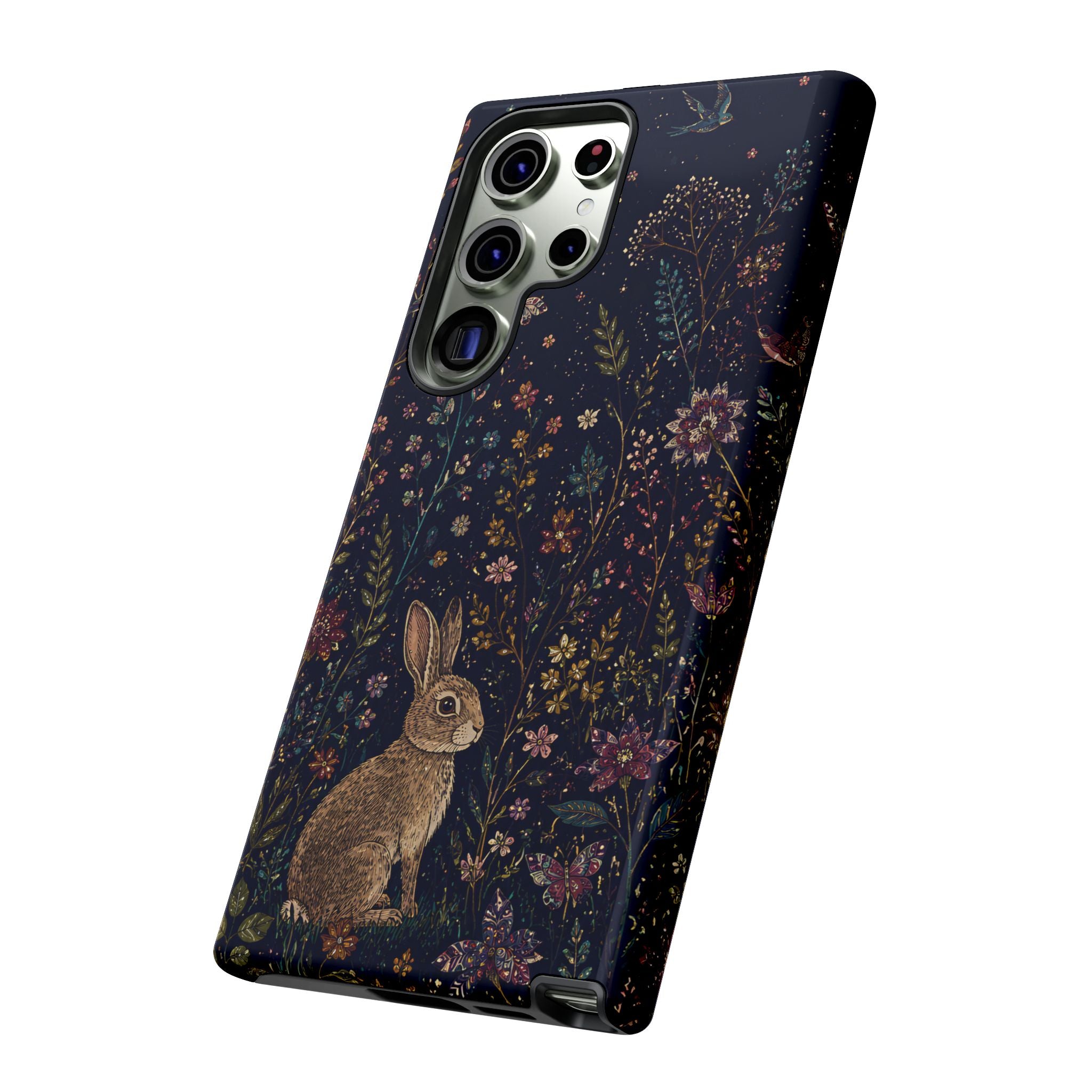 Rabbit Samsung Galaxy Phone Case | Woodland Bunny Art Cover